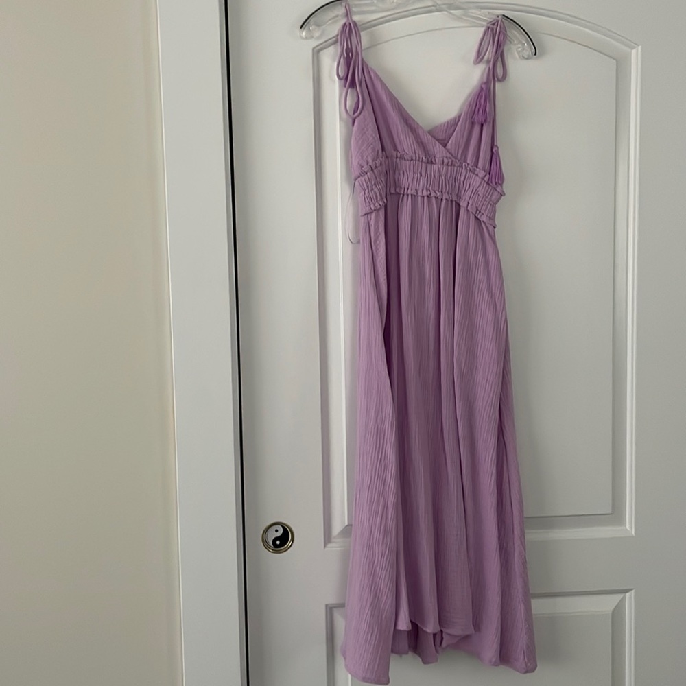 Lilac Midi Dress